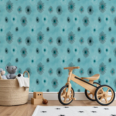 Peel and Stick PVC Wallpaper, Removable Self-Adhesive Wall Covering, Waterproof for Home Decor