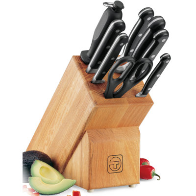 Tramontina Gourmet Forged Traditional 9 Piece Cutlery Block Set