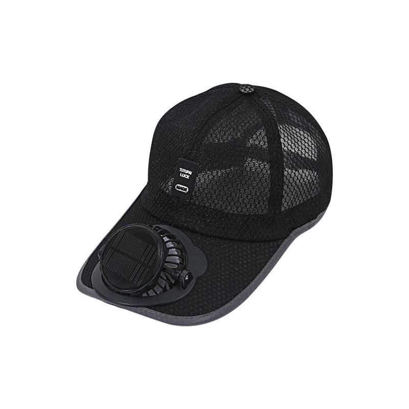 Kondieu Summer New Respirant Mesh Hat, Black
