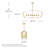 40" 6-Light Candle Open Frame Linear Chandelier-142960121