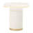 Gineverra End Table - Ivory Gold