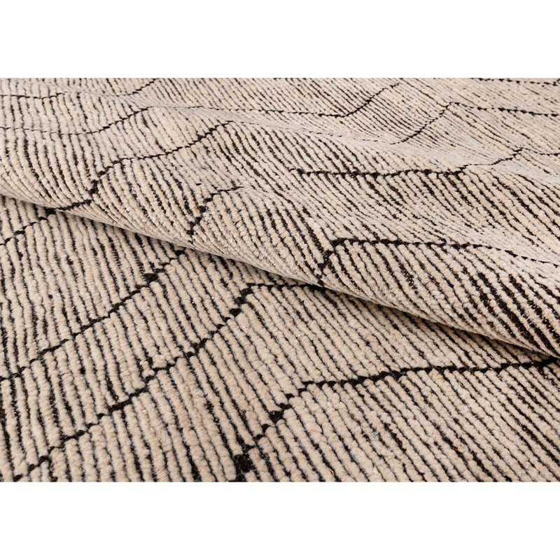 Wool Chevron Area Rug, Rectangle 8' x 10'