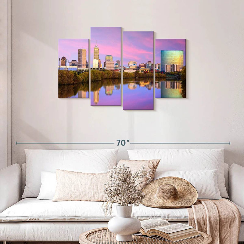 Nicci Indianapolis Skyline Reflection