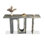 Light Gray Wood Rectangular Shape Console Table