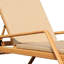 Chaise longue réglable en rotin pour l'extérieur