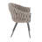 Maddison Braided Upholstered Arm Chair-1540980271
