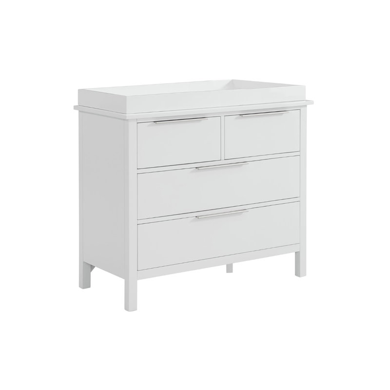 The 4-Drawer Dresser, White