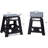 Aledward Black/Gray Foldable Step Stool