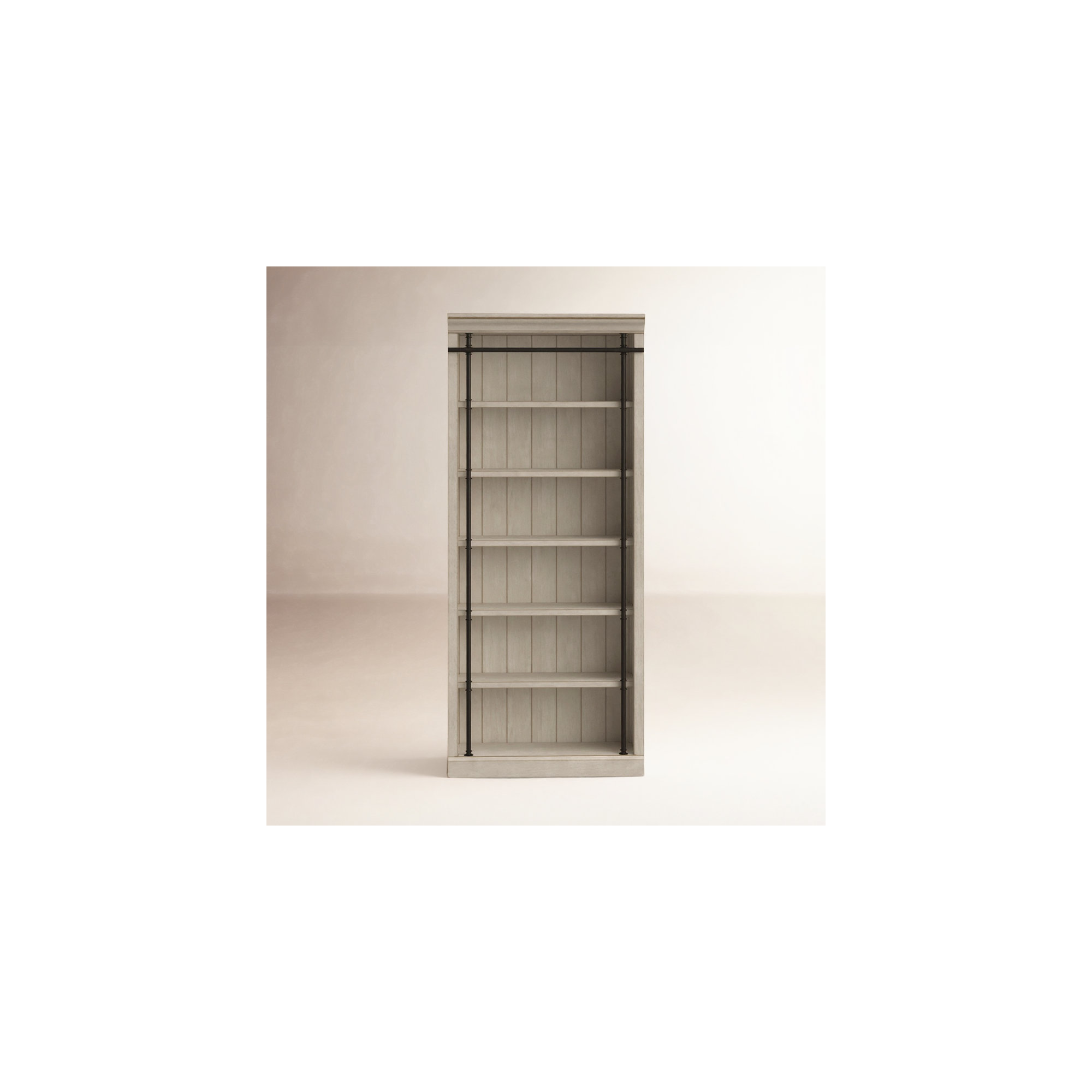 Lorna Bookcase, Rustic White