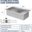 Stainless Steel Drop in Kitchen Sink 30x18x9 Inch with Pull Down Spring Faucet, Single Bowl Workstation Sink for Home Kitchen-1710791196