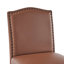 Ensemble de 2 chaises de salle à manger rembourrées avec tabouret de comptoir-135494408