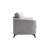 Callie 79"W Light Gray Woven Fabric Sofa-121652310