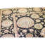 Tapis noir noué à la main de haute qualité