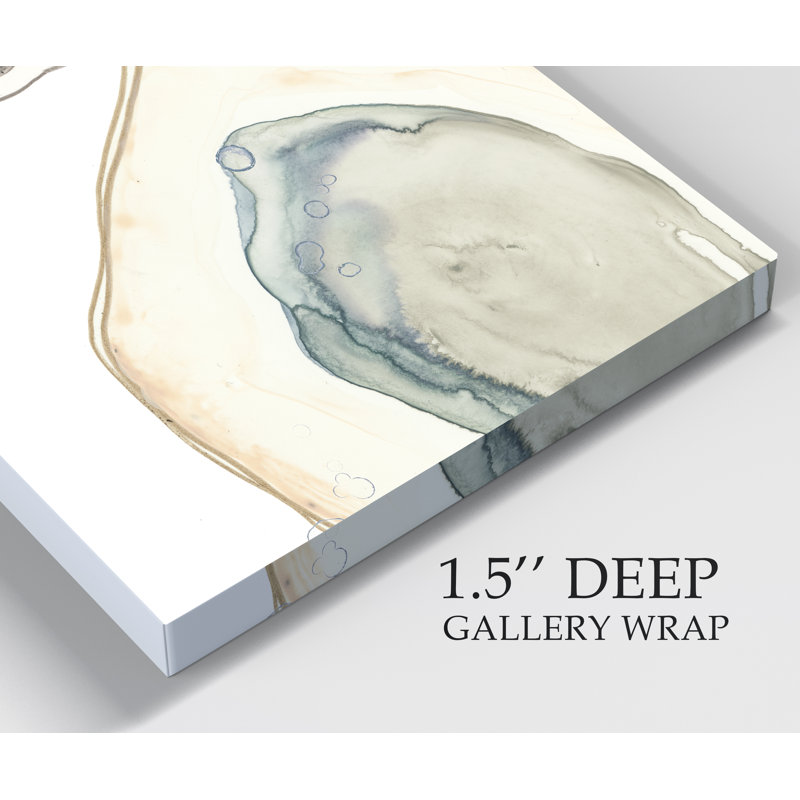 «Ocean Oysters III», reproduction sur toile, H 48 po x l 36 po, Toile tendue, Sans cadre