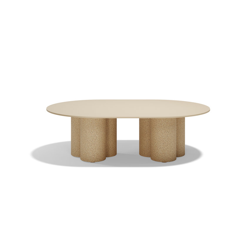 Mel Low Table 31.5", Cream