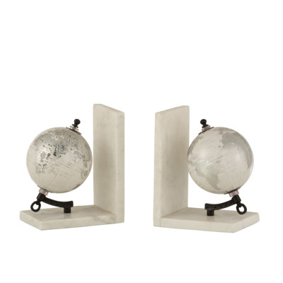 Modern & Contemporary Marble Non-Skid Bookends