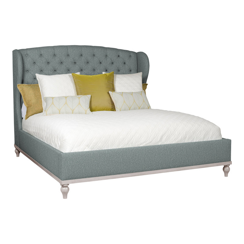 Emma King Bed, Tuck Metal, Dove Gray, No