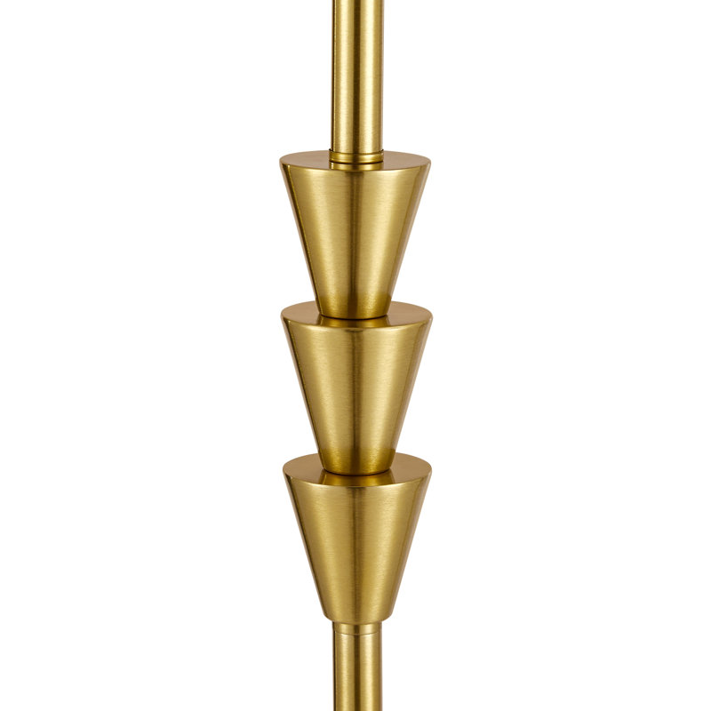 Hannover Traditional Standard Floor Lamp, Antique Brass