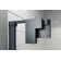  Flex X Duo 42 - 45 x 72" Frameless Pivot Shower Door 3/8" and 5/16" Flex X Clear Tempered Glass