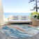 Machine Washable Indoor/Outdoor Claudian ACN1623 Teal Rug