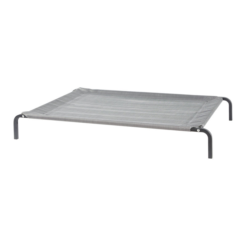 Ashly Coated Steenless Steel Pet Bed, Medium (106cm W x 62cm D x 15cm H)