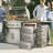 15.7'' Stainless Steel Drop-In Drawers