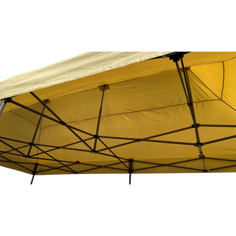 Grasekamp Polyester Replacement Canopy for Gazebo, Beige, 200cm H x 570cm W x 290cm D.