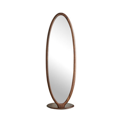 Oval Solid Wood Full Length Mirrors