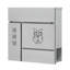 Steel Wall Mounted Post box with Newspaper Compartment-138594509