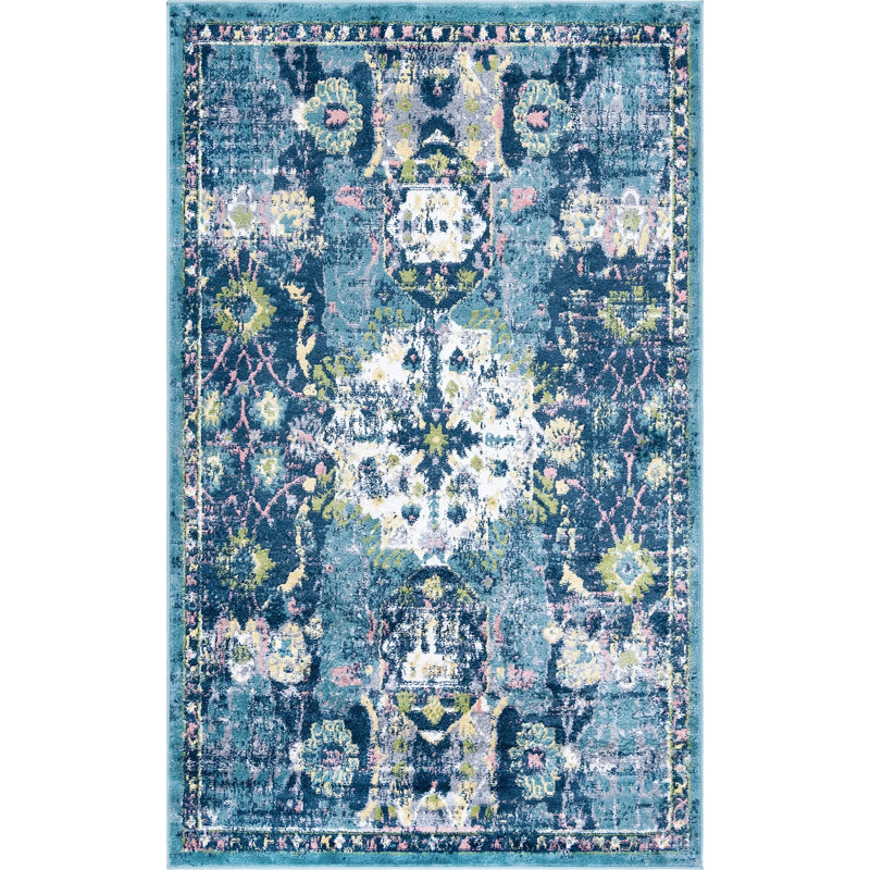 Endel Abstract Indoor Rug, Rectangle 5' x 8'