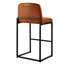 Ensemble de tabourets de bar modernes avec dossier confortable et assemblage facile