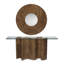 Showtime 72'' W Glass Console Table
