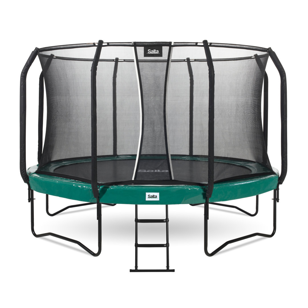 Salta Green 10Ft Round First Class Edition Trampoline With Enclosure - Image 2