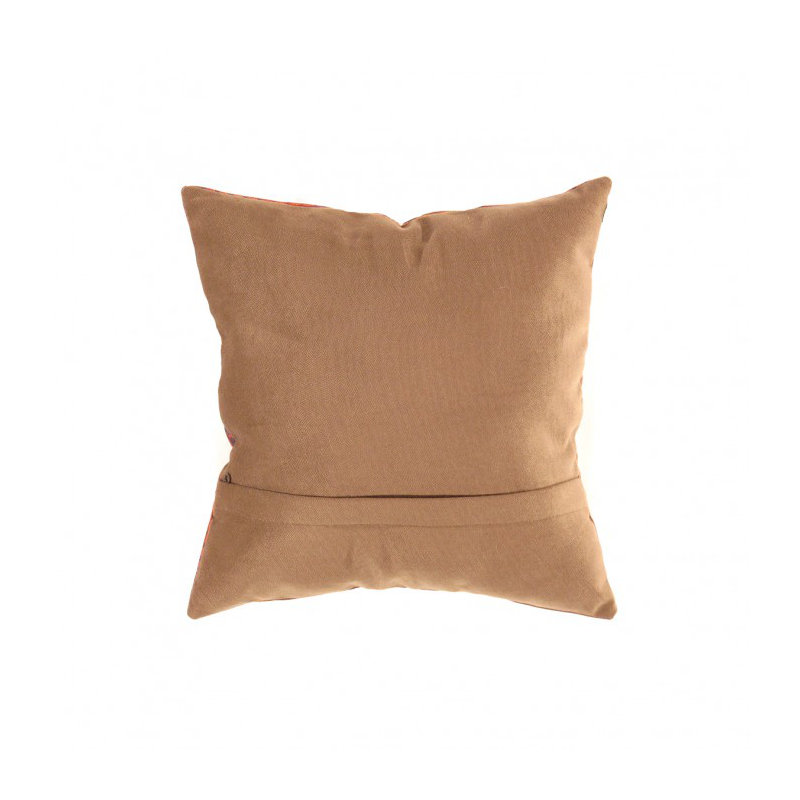 Square Pillow Cover & Insert, Red Patchwork