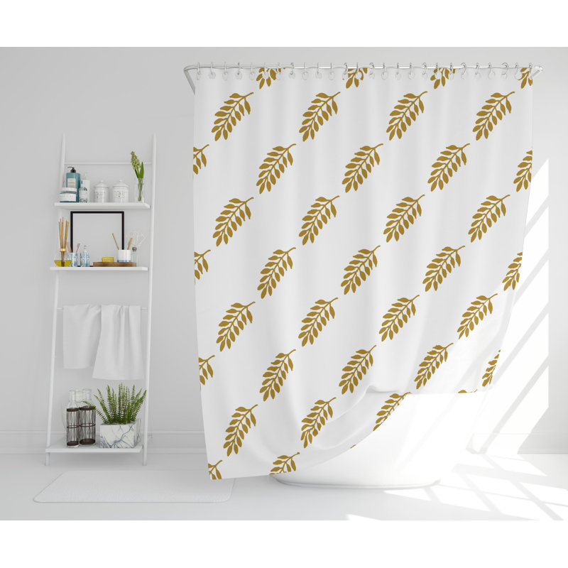 Ickes Polyester Shower Curtain Set, 168cm H x 168cm W