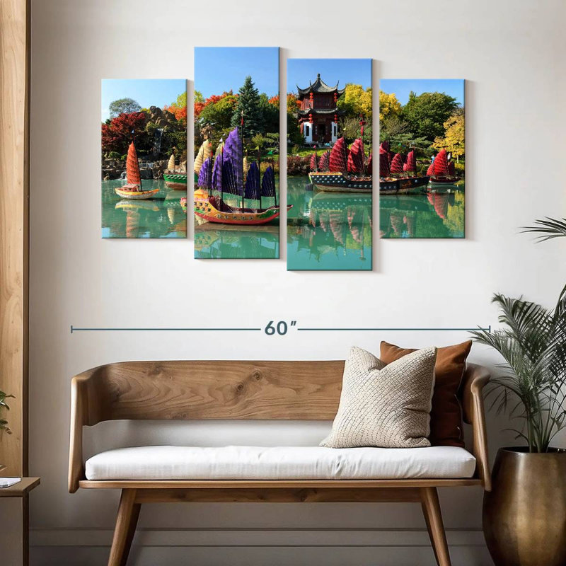 Mehar, bateaux de sampan de Montréal, H 32 po x l 52 po