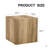 Modern Square  Wood Coffee Table