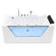 Baignoire de trempage autoportante en acrylique 67 po avec 7 jets de massage et lumières DEL 67 po