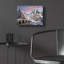 Art mural en verre épique «Heaven On Earth» par Nicky Boehme, 16 po x 12 po