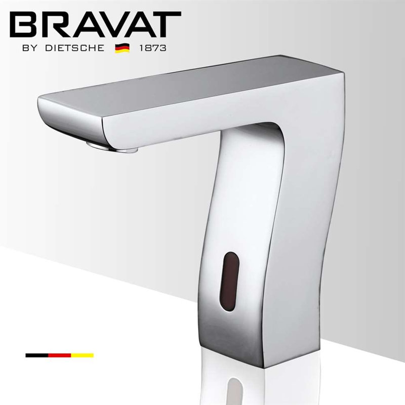 Distributeur de savon automatique chromé commercial