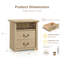Table de chevet 2 tiroirs Keaton-25735579
