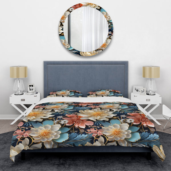 East Urban Home Denaysha Floral Duvet Cover Set | Wayfair