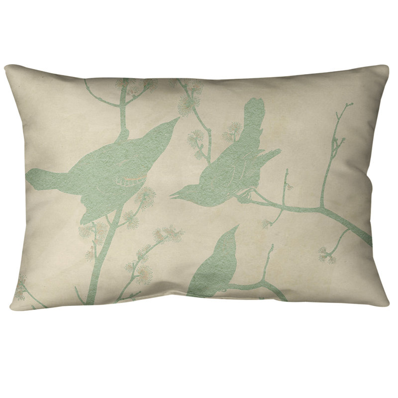 Coussin lombaire à oreilles starling, Jaune / vert, Simili suède