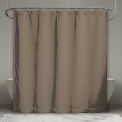 Rideaux de douche beige uni