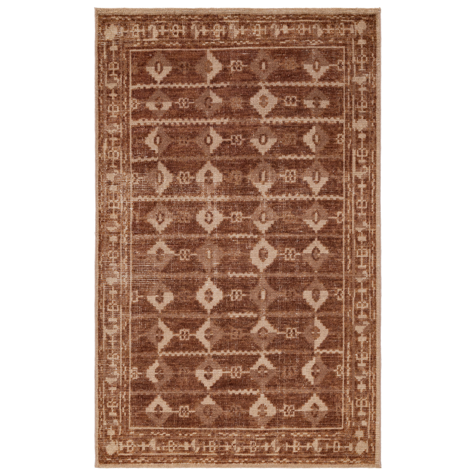 Vanna Hand-Knotted Oriental Wool Rug, Red, 7'9x9'9