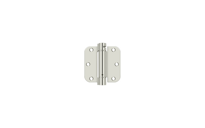 Steel Hinge, Polished Nickel