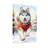 Animals Husky In Red Sweater Winter Scene-1821953671-1821953664-1821953692
