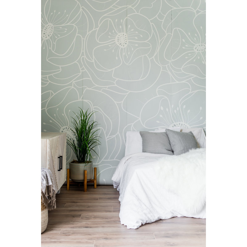 Floral Wallpaper, Non-Pasted