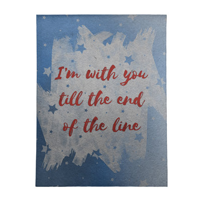 Quotes Chenille Indoor Rug