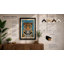 Leopard Gaze Modern - Framed Print-943598679-943598664